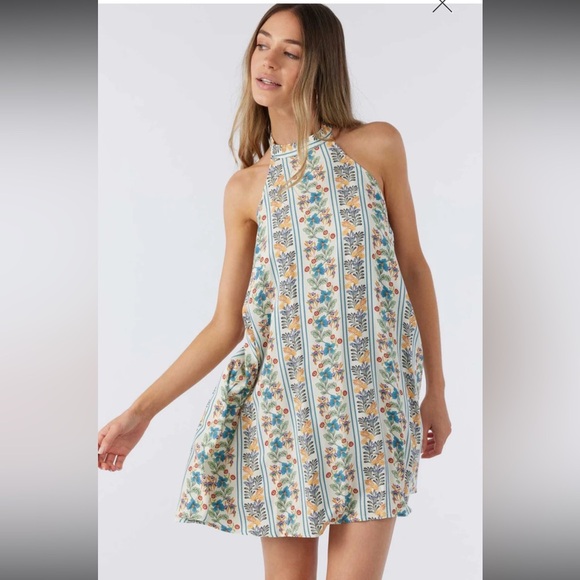 O’Neill | Tatum High Neck Halter Dress | S - Picture 1 of 16